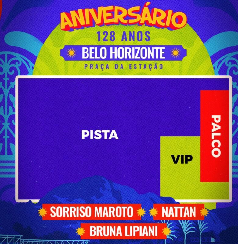 image-3 Aniversário de 128 anos de BH terá entrada gratuita na pista e vendas abertas no setor VIP.